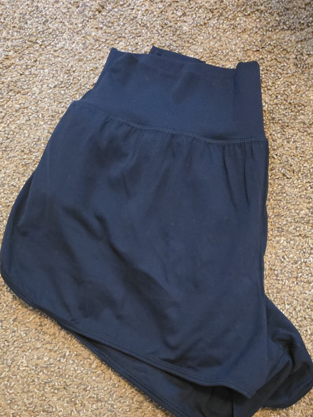 CRZ YOGA Black Active Shorts with Built-In Liner